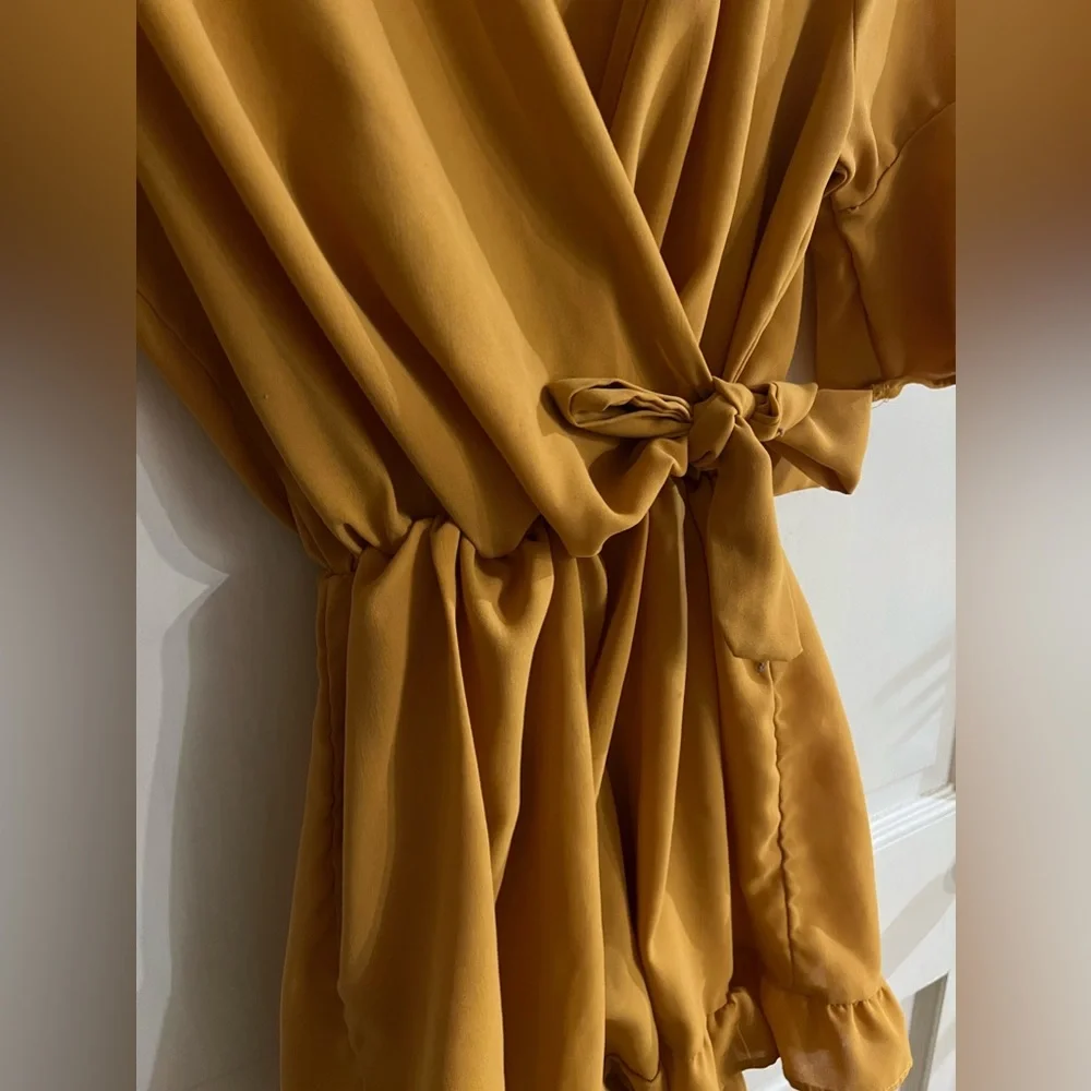 Mustard Yellow Romper - Picture 3 of 5